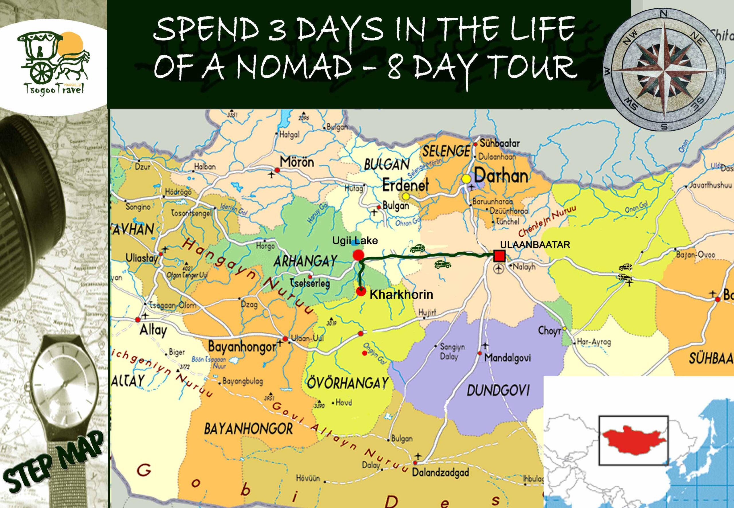 SPEND 3 DAYS IN THE LIFE - 8 days tour
